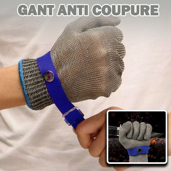 Gants Anti - Coupure en Fil d'Acier - Ecocuisto