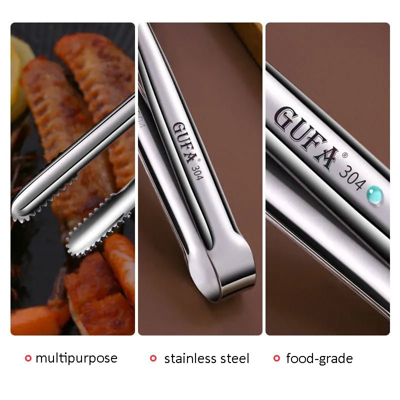 Grillax™ - Pince Grillades Inox - Ecocuisto
