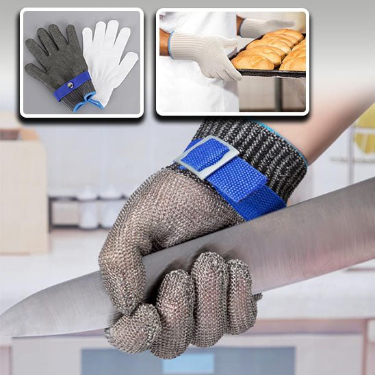 Gants Anti - Coupure en Fil d'Acier - Ecocuisto