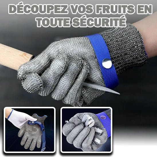 Gants Anti - Coupure en Fil d'Acier - Ecocuisto