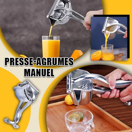 Presse - agrumes Manuel Portable en Acier Inoxydable Ju479 - Ecocuisto